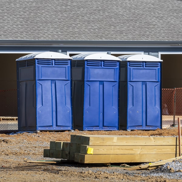 how often are the portable toilets cleaned and serviced during a rental period in Post Mills VT